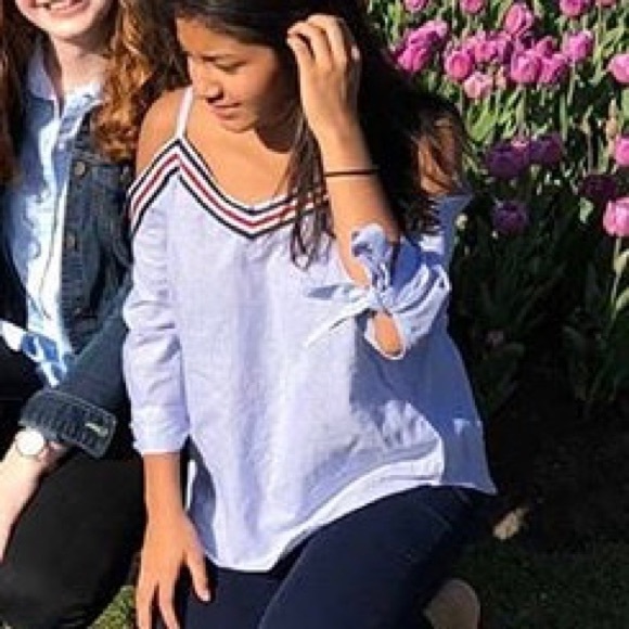 JAPNA Striped Top size M - Picture 3 of 3